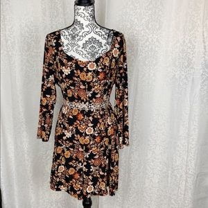 FOREVER 21 BEAUTIFUL FLORAL ROMPER 2XL